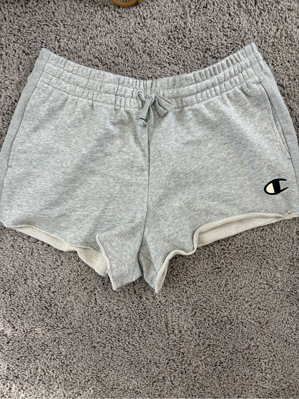 Champion Women’s Light Heather Gray Athletic Shorts